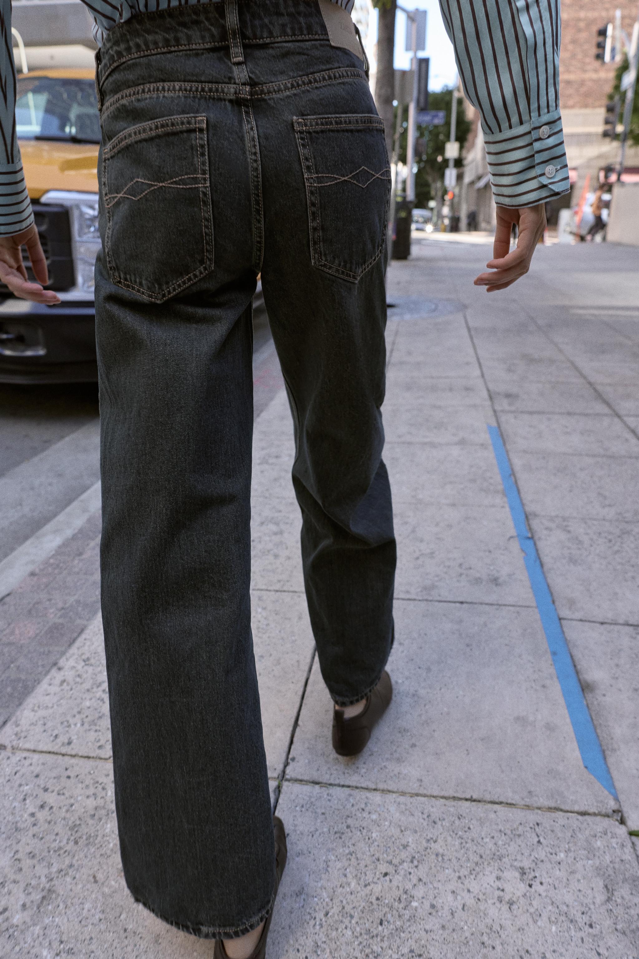 Z1975 WIDE LEG LOW-RISE JEANS